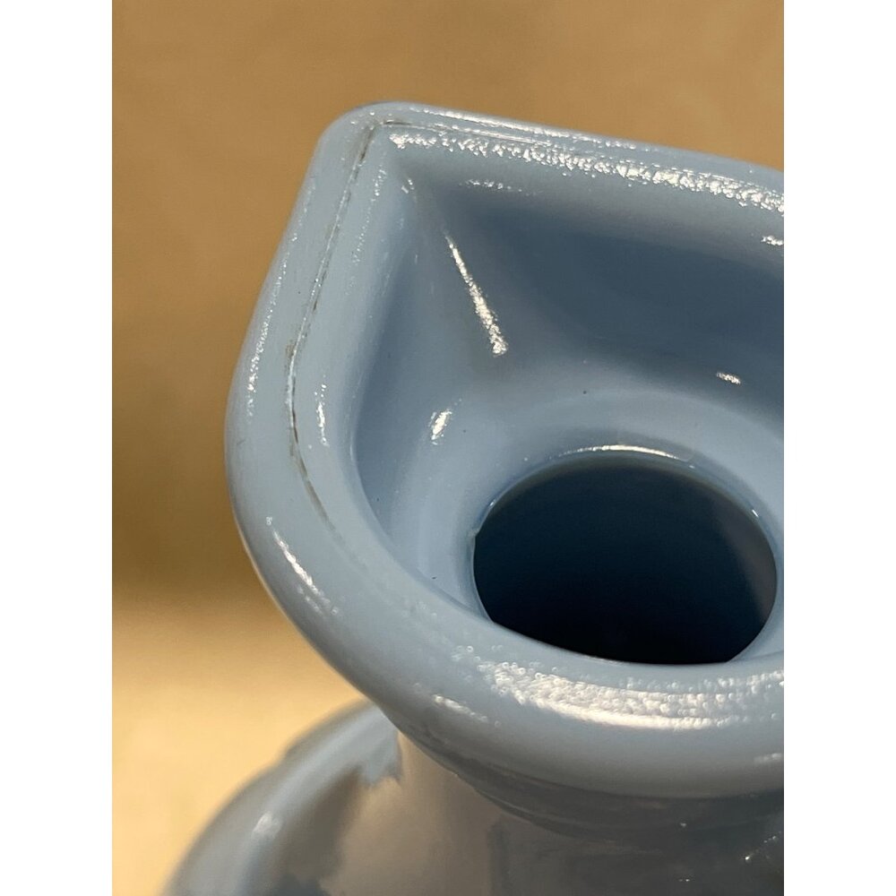 Vintage Blue Ceramic Greek Vase With Socrates Plato & Aristotle Design - Picture 9 of 16